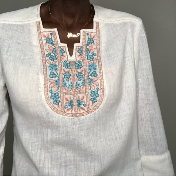 VINTAGE | RAG O’ MUFFIN Boho Hippie Tunic Blouse Top - Picture 7 of 8